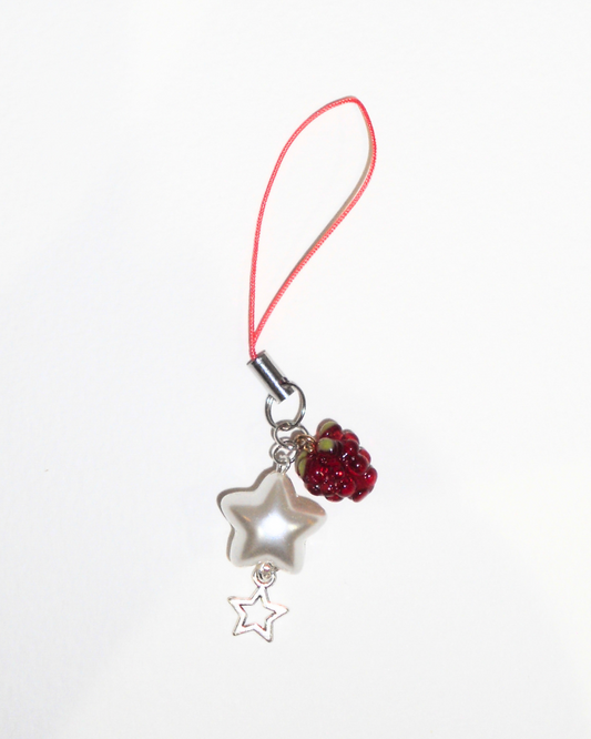 Star Berry Phone Charm